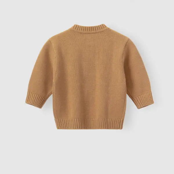 Baby bomuld strik cardigan