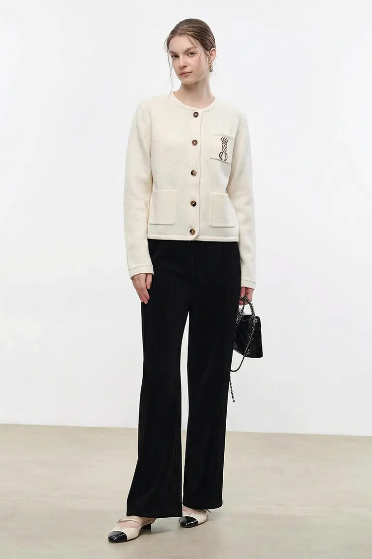 Women's Cropped Cardigan Sweater