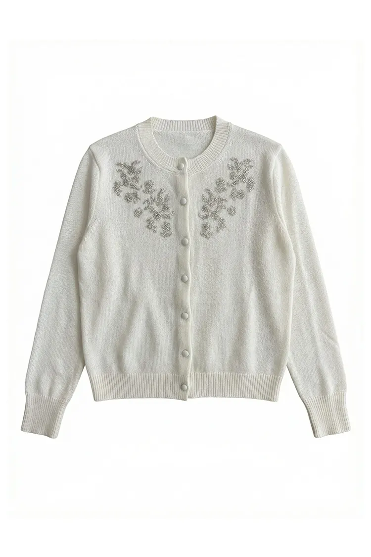 Button-Down cardigan sweater til kvinder